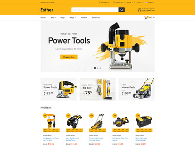 Esther - Tools & Accessories Store HTML Template