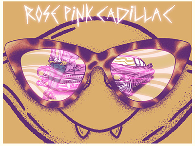 Dope lemon - Rose pink Cadillac album album art artwork band cover dope lemon illustration music