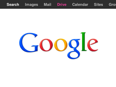 Google Navigation Bar drive google highlight hover navbar navigation bar pink ryan gosling