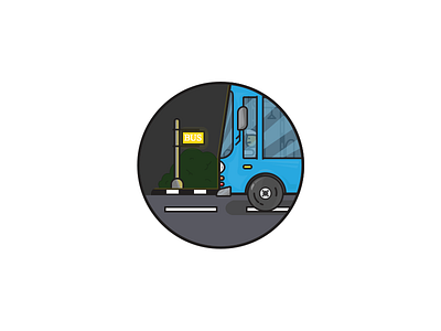Bus bus graphic icon illustrator road vector
