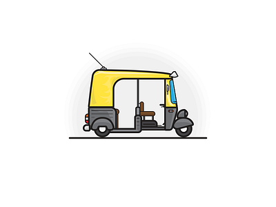 Small Vehicle brown icon illustrator road small vector vehicle yellow