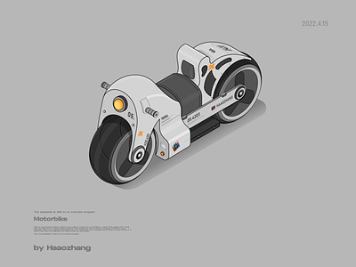 Motorbike affinitydesigner illustrations motorbike