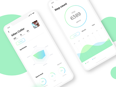 Sport Tracking by Haaozhang on Dribbble
