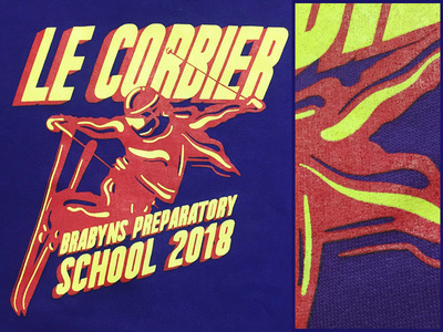 Le Corbier Ski Hoodies Printed