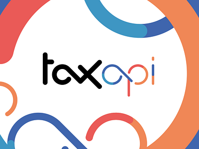 taxapi colors identity logo logotype mark playful tax taxapi type typography typography logo