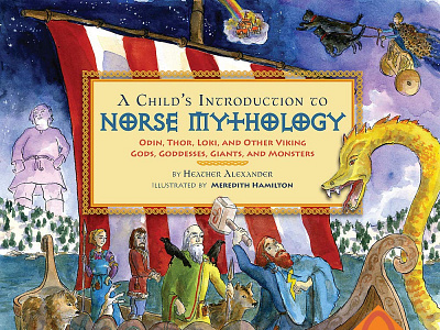 [EBOOK] A Child's Introduction to Norse Mythology: Odin, Thor, L books branding design icon illustration logo typography ui ux vector