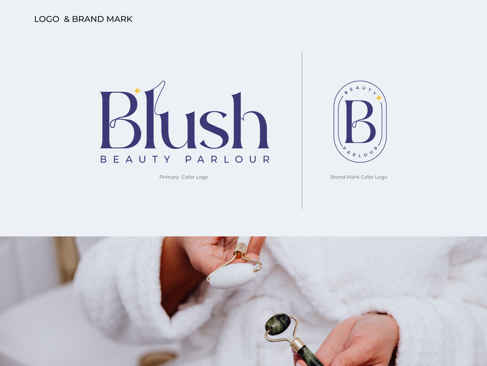 Blush Beauty Parlour Brand Identity by Ananthu Ganesh on Dribbble