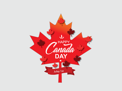 Canada Day Design branding canada day design graphic design illustration vector