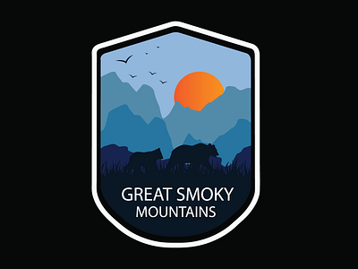 Great Smoky Mountains Illustration