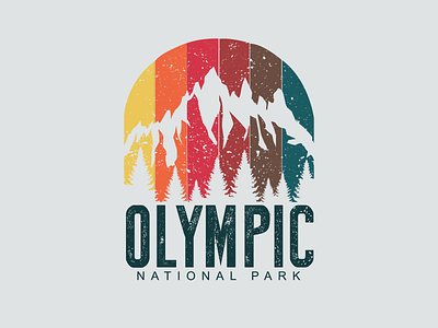 Olympic National Park Illustration animation branding design graphic design illustration motion graphics ui vector