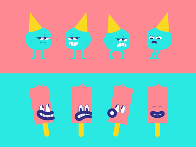 Creamy vs Lolly app child desert design flat ice cream icon illustration illustrator lolly minimal sweet vector web website
