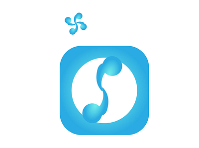 Logo / App Icon for #VirtualConference 1 app branding design dribbbleweeklywarmup. graphic design icon illustration logo vector