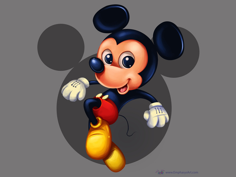 Mickey Mouse by Gautham.Kanuganti on Dribbble