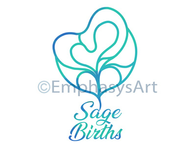 Sagebirths birth childbirth logo placenta pregnency