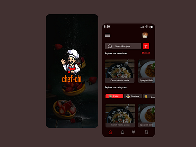 𝕮𝖍𝖊𝖋-𝕮𝖍𝖎 app branding design ui