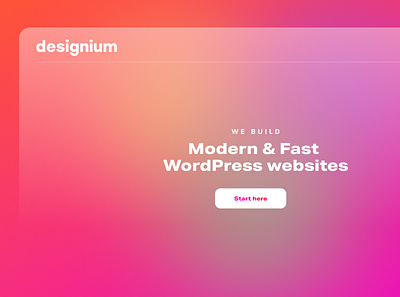 Designium Redesign colorful header modern