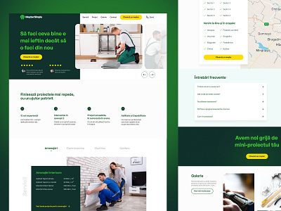 Handyman Services Desktop Website Design