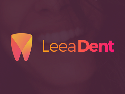 Leea Dent dental clinic dentistry logo design stomatology tooth