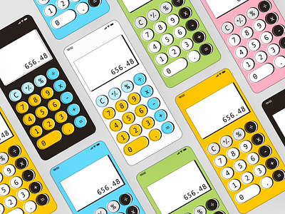 Calculator Design | Daily UI Challenge 004 (Sign up) app calculator dailyui design design challenge illustration ui