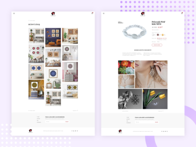 Katarina Ziak – Gallery & Detail detail gallery jewelry jewels minimal product ui ux web webdesign
