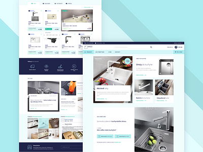 Redesign for Drezydokuchyne.sk e commerce e shop homepage redesign shop ui ux web