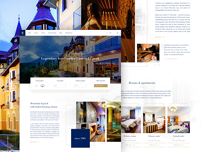 Grandhotel Praha – redesign concept booking concept history hotel redesign reservation sport tourism ui ux web