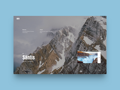 NTR Creative Concept / Slide v-2 banner design homepage slider suisse switzerland ui ux webdesign