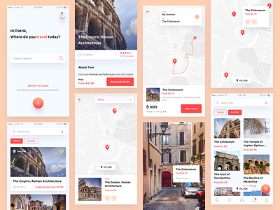 Visual Exploration For Moly / City Guide App
