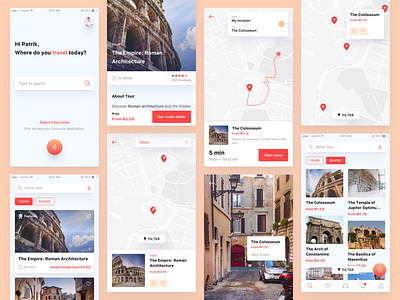 Visual Exploration For Moly / City Guide App