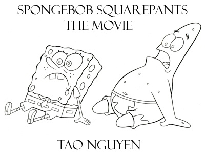 Tao Nguyen's SpongeBob Squarepants Drawing taonguyen pencilsketchdrawing