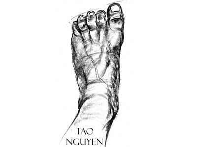 Tao Nguyen's Foot Drawing 1 anatomy disney figuredrawing foot illustration lifedrawing quicksketch sketchdrawing taonguyen