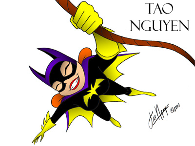 Tao Nguyen's Batgirl Colored Drawing #1