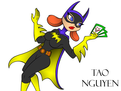 Tao Nguyen's Batgirl Colored Drawing #2 animation batgirl batman cartoon characterdesign comicart conceptart marveldccomics sketchdrawing superhero taonguyen
