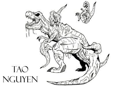 Tao Nguyen's T-Rex Drawing