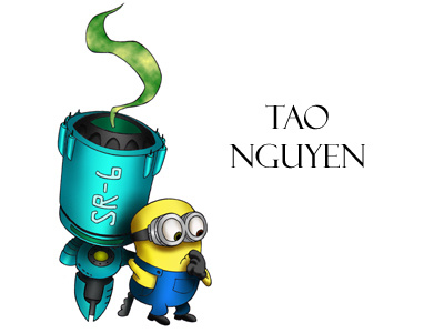 Tao Nguyen's Minions Colored Drawing 2 animation bob cartoon characterdesign conceptart despicableme illustration minions raygun sketchdrawing taonguyen universalstudios
