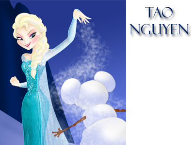 Tao Nguyen's Frozen Colored Concept Drawing