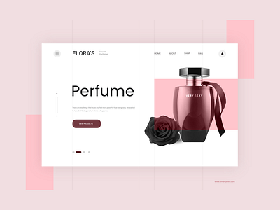 Perfume Landing page