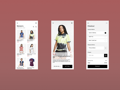 E-Commerce mobile design