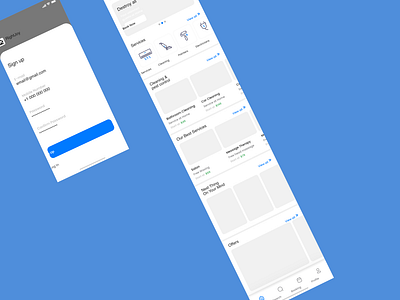 Booking app design