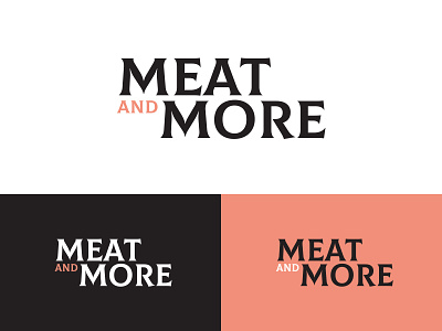 Meat And More / Brand Identity and brand branding bulgaria business cards indentity logo meat more shop sofia totebag typogaphy