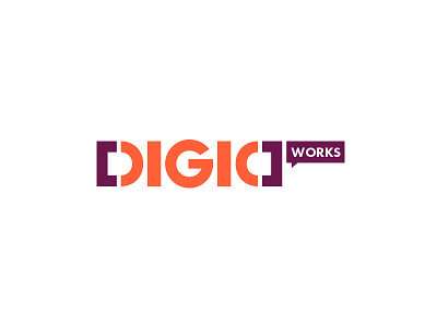 Digid Works bubble bulgaria company digid logo sofia softwear typography works