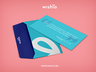 Wishio Thank you card! bulgaria card envelope mockup sofia typography wishio