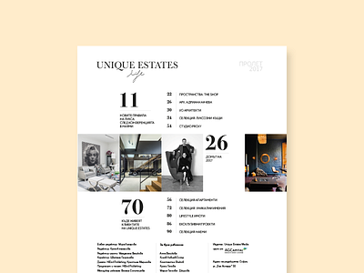 UES Magazine Content Page Spring 2017