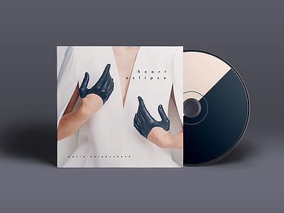 Maria Karakusheva - HeartEclipse / Album cover album bulgaria composer contemporary cover design heart maria karakusheva music photography pianist sofia