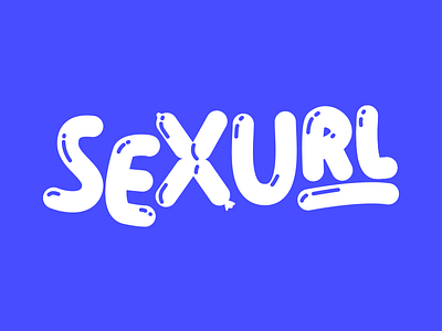 SexURL - Logo balloon branding candy identity logo sex sexual website wild young