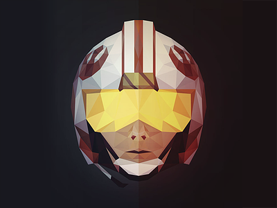 May the 4th be with you! illustration low poly luke skywalker may the 4th star wars star wars day
