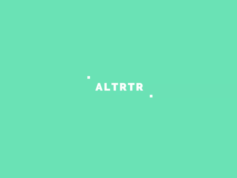 ALTRTR - Landing Page Animation #DailyUI #003 003 animation css dailies dailyui dailyui 003 landing page ui