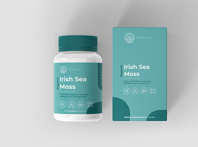 Sea Moss - Packaging design box design brandidentity branding graphic design label design packaging productdesign supplements