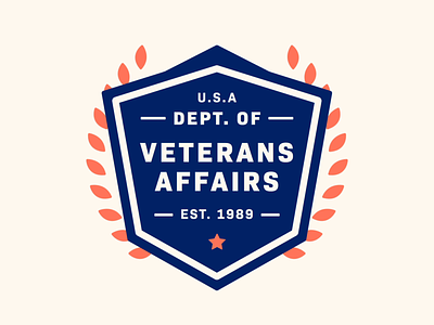 The Department of Vet Affairs But Make It Move america badge badge design department gif government logo seal state united states usa veterans veterans day