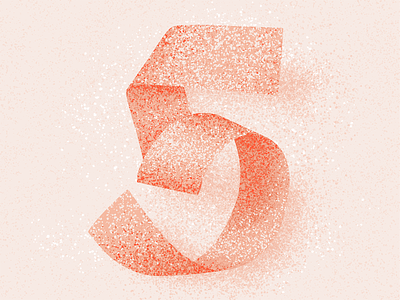 5 36 days 5 36 days of type 36 days of type 08 36 days of type 2021 36daysoftype 5 alphabet five lettering number 5 number five texture type typography